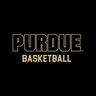 Purdue Pete Basketball Mascot Mark LC Zip Hoodie - Black