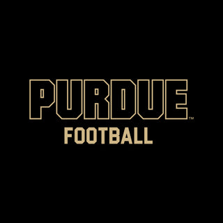 Purdue Pete Football Mascot Mark LC Zip Hoodie - Black