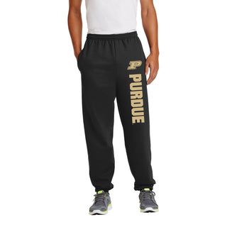 Purdue Logo Block JA BTB Sweatpants