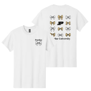 Purdue Bow Bliss T-Shirt - White