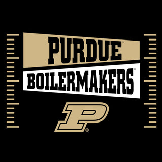 Purdue Boilermakers Football Field Block Hoodie - Black