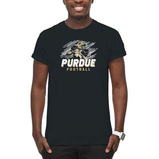 Purdue Football Action T-Shirt - Black