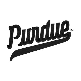 Purdue Script EMB Womens Softstyle Pique Polo