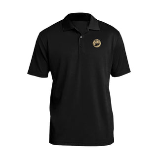 Purdue Basketball Outline LC EMB Polo - Black