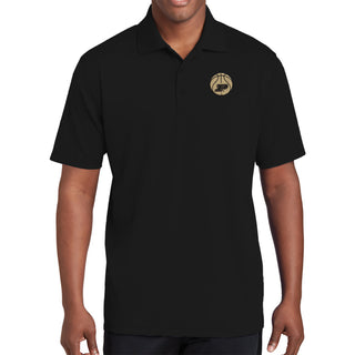 Purdue Basketball Outline LC EMB Polo - Black