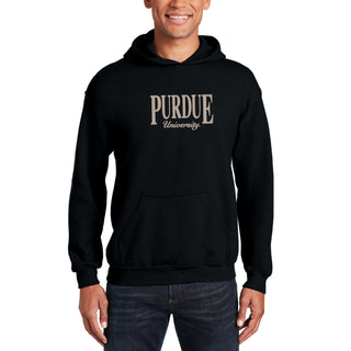 Purdue Classic Rally EMB JA BTB Fleece Hoodie - Black