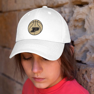 Purdue Basketball Outline EMB Dad Hat