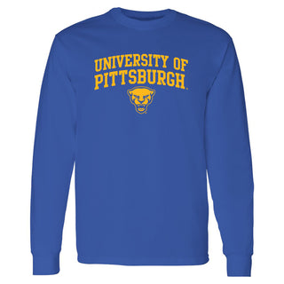 Pittsburgh Panthers Arch Logo Long Sleeve T-Shirt - Royal