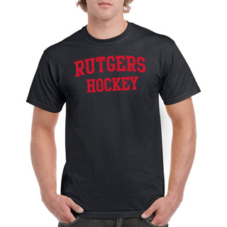 Rutgers Scarlet Knights Arch Logo Hockey T-Shirt - Black