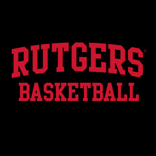 Rutgers Scarlet Knights Arch Logo Basketball Hoodie - Black