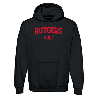 Rutgers Scarlet Knights Arch Logo Golf Hoodie - Black
