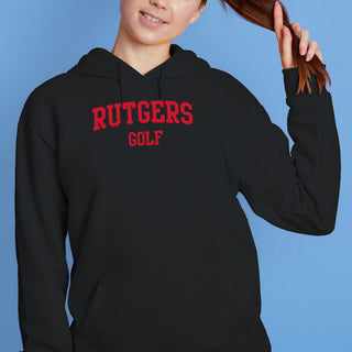 Rutgers Scarlet Knights Arch Logo Golf Hoodie - Black
