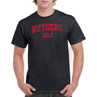 Rutgers Scarlet Knights Arch Logo Golf T-Shirt - Black