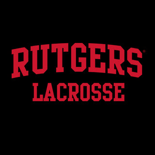 Rutgers Scarlet Knights Arch Logo Lacrosse Hoodie - Black