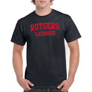 Rutgers Scarlet Knights Arch Logo Lacrosse T-Shirt - Black