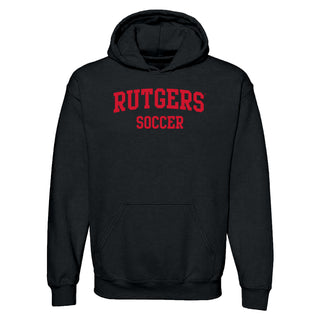 Rutgers Scarlet Knights Arch Logo Soccer Hoodie - Black