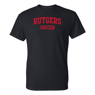 Rutgers Scarlet Knights Arch Logo Soccer T-Shirt - Black