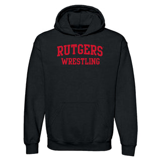 Rutgers Scarlet Knights Arch Logo Wrestling Hoodie - Black