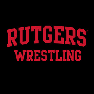 Rutgers Scarlet Knights Arch Logo Wrestling T-Shirt - Black