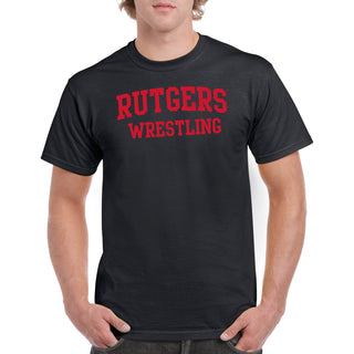 Rutgers Scarlet Knights Arch Logo Softball T-Shirt - Black