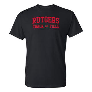 Rutgers Scarlet Knights Arch Logo Track & Field T-Shirt - Black