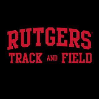 Rutgers Scarlet Knights Arch Logo Track & Field T-Shirt - Black