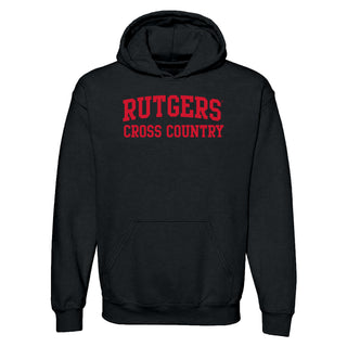 Rutgers Scarlet Knights Arch Logo Cross Country Hoodie - Black