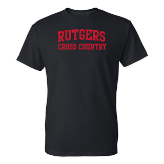 Rutgers Scarlet Knights Arch Logo Cross Country T-Shirt - Black