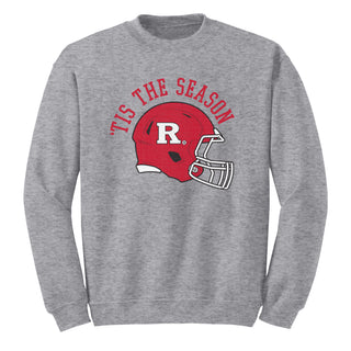 Rutgers Scarlet Knights Tis the Season Crewneck - Sport Grey
