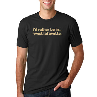 I'd Rather Be in West Lafayette NLA T-Shirt - Black