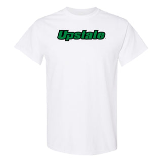 University of South Carolina Upstate Spartans Basic Block T-Shirt - White