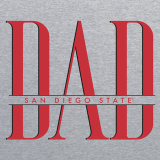 San Diego State Aztecs Classic Dad Crewneck Sweatshirt - Sport Grey