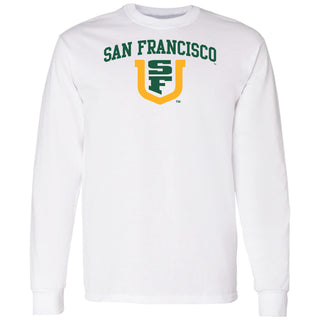 San Francisco Dons Arch Logo Long Sleeve T-Shirt