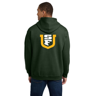 San Francisco Dons Front and Back Print Hoodie - Forest