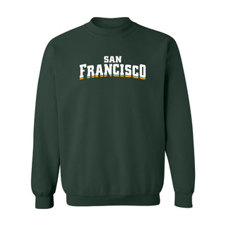 San Francisco Dons Wordmark Crewneck Sweatshirt - Forest