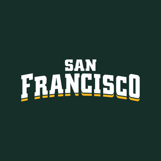 San Francisco Dons Wordmark Long Sleeve - Forest