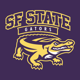 San Francisco State University Gators Arch Logo Hoodie - Purple