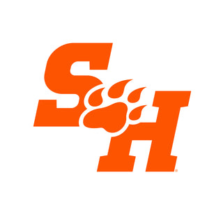 Sam Houston State University Bearkats Primary Logo Long Sleeve T Shirt - White
