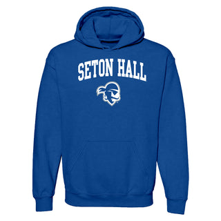 Seton Hall University Pirates Arch Logo Heavy Blend Hoodie - Royal