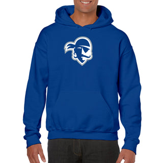 Seton Hall University Pirates Primary Logo Heavy Blend Hoodie - Royal