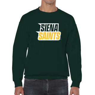 Siena University Basic Block Crewneck - Forest