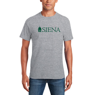 Siena University Institutional Logo T-Shirt - Sport Grey