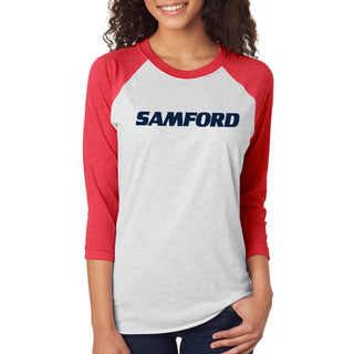 Samford Basic Block 3/4 Sleeve Raglan