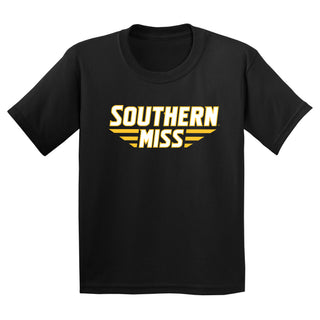Southern Mississippi Basic Block Youth T-Shirt - Black