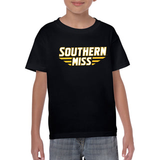 Southern Mississippi Basic Block Youth T-Shirt - Black