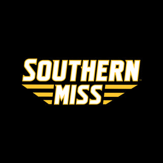 Southern Mississippi Basic Block Womens T-Shirt - Black