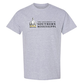 Southern Mississippi Institutional Logo T-Shirt - Sport Grey