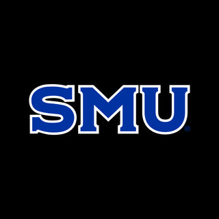 Southern Methodist University Mustangs Basic Block Outline Youth T-Shirt - Black