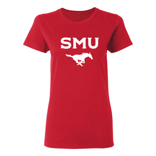 Southern Methodist University Mustangs Arch Logo Women's T-Shirt