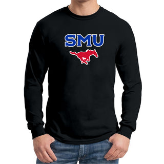 Southern Methodist University Mustangs Arch Logo Long Sleeve T-Shirt
